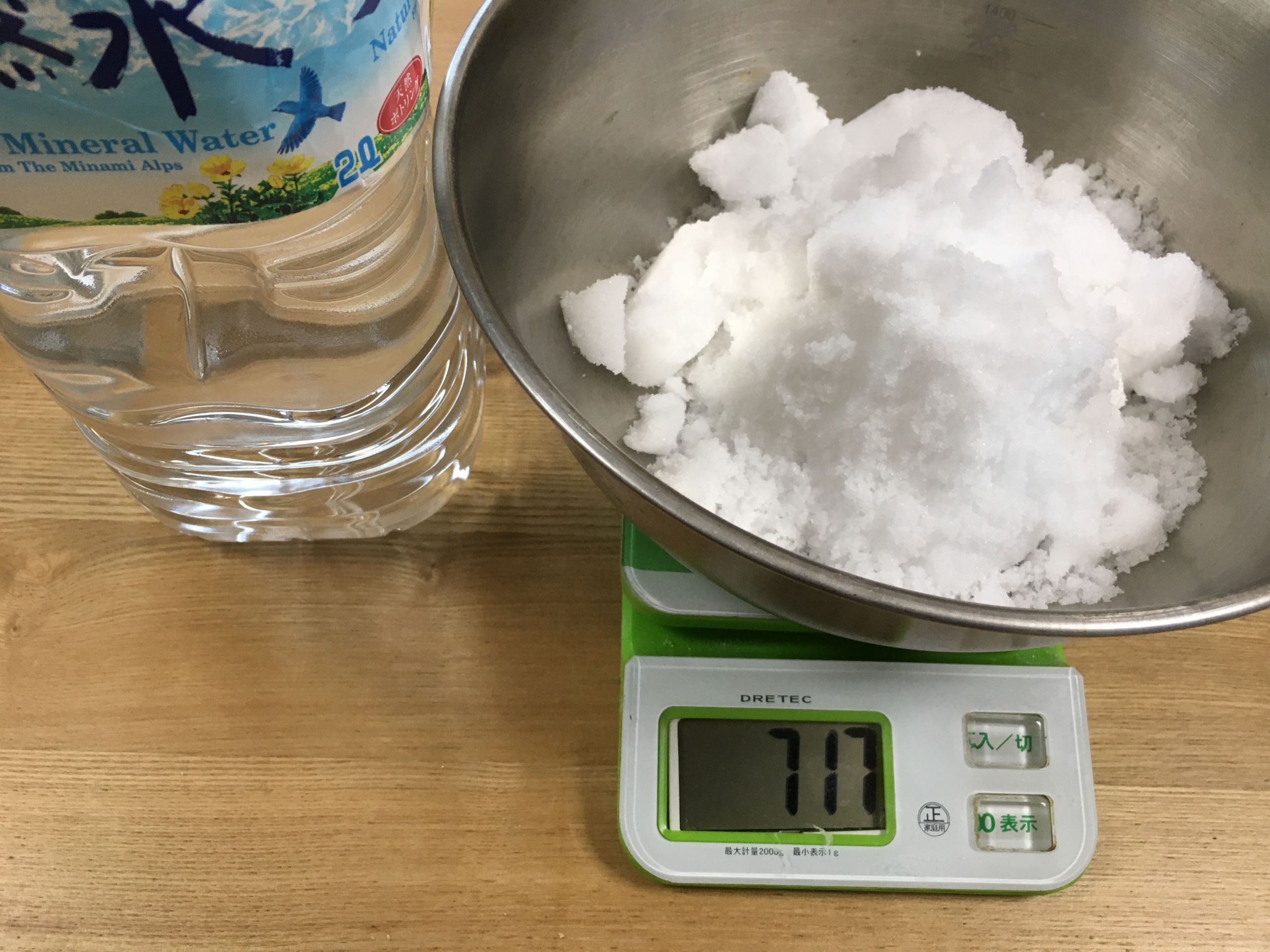 うどん塩（飽和食塩水）の作り方 カネチョク